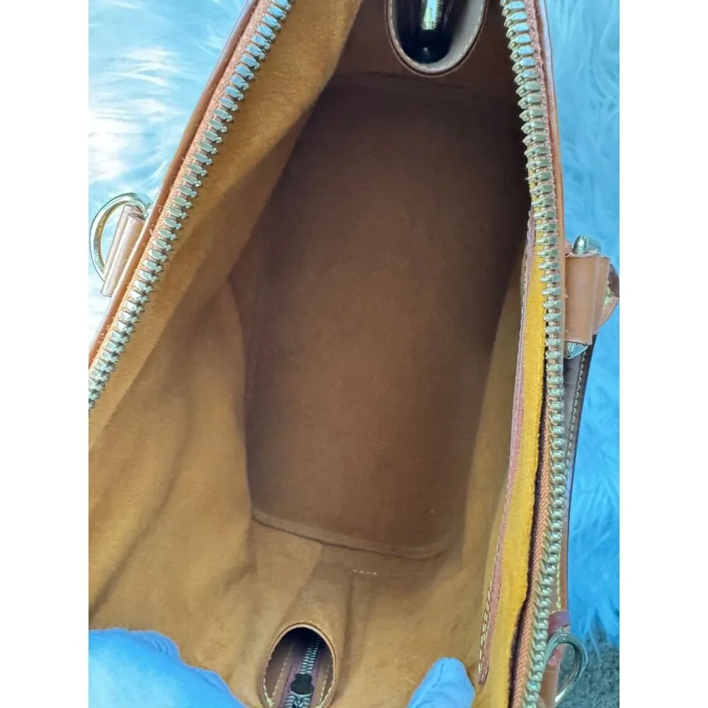 Louis Vuitton Alma PM Epi Leather Handbag With Gold Hardware